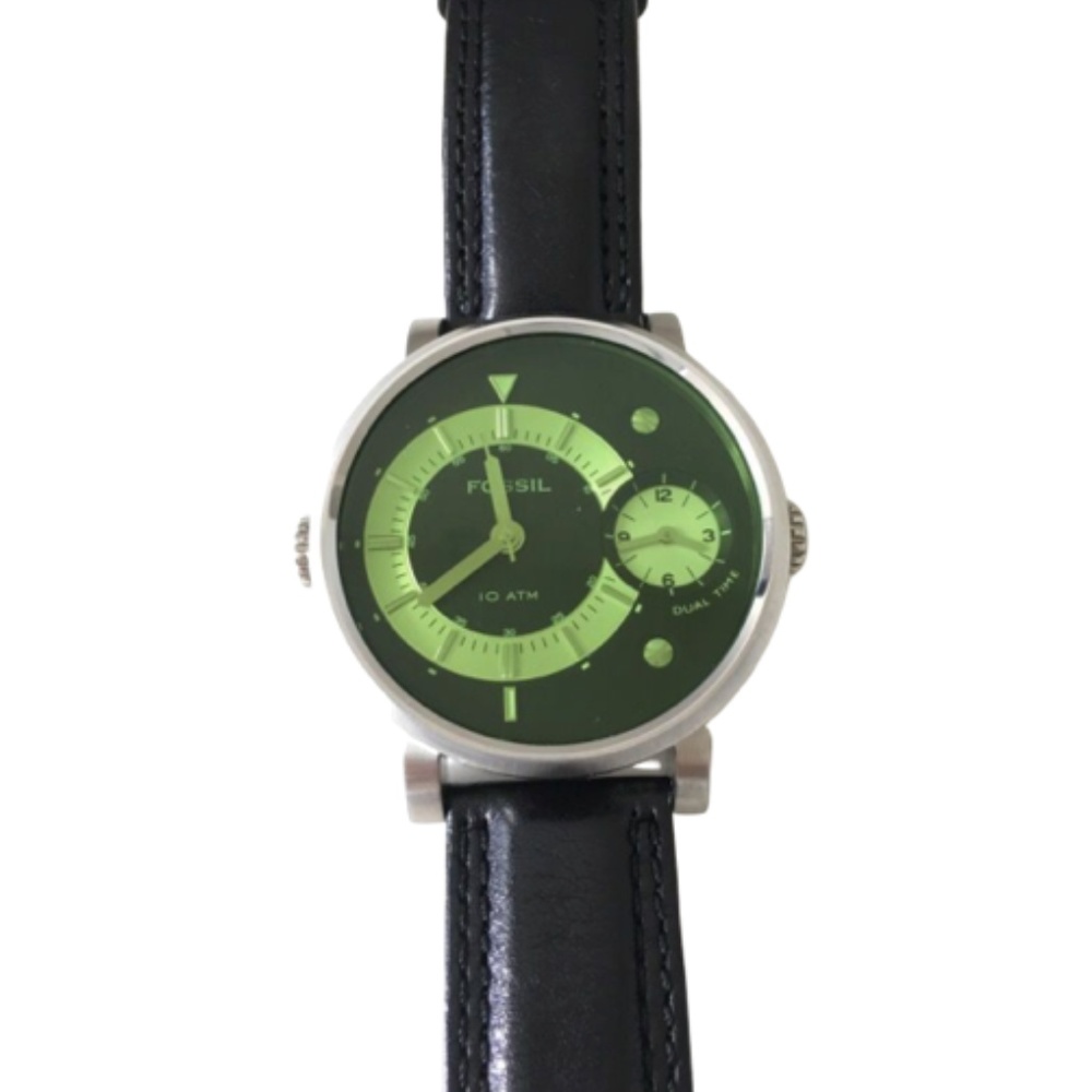Fossil FS4339 Arkitekt Dual Time Watch w/ Leather
